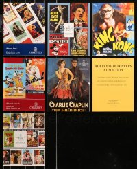 4x0718 LOT OF HOLLYWOOD POSTERS SIX PACK AUCTION CATALOGS 1990-1994 the best movie posters!