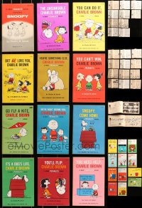 4x0001 LOT OF 24 PEANUTS FIRST EDITION SOFTCOVER BOOKS 1950s-1970s Charlie Brown, Snoopy, rare!