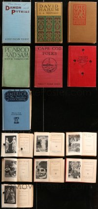 4x0497 LOT OF 7 GROSSET & DUNLAP MOVIE EDITION HARDCOVER BOOKS 1910s-1920s Damon & Pythias + more!