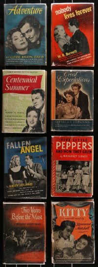 4x0488 LOT OF 8 MOVIE EDITION HARDCOVER BOOKS 1930s-1940s Great Expectations, Adventure & more!