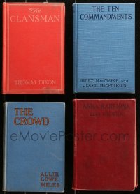 4x0523 LOT OF 4 GROSSET & DUNLAP MOVIE EDITION HARDCOVER BOOKS FROM CLASSIC MOVIES 1910s-1930s cool!