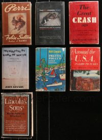 4x0494 LOT OF 7 HARDCOVER BOOKS WITH DUST JACKETS 1930s-2000s The Great Crash, Lincoln's Sons!