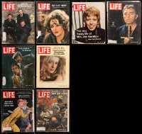 4x0638 LOT OF 8 LIFE MAGAZINES 1960s-1970s filled with great images & news articles!