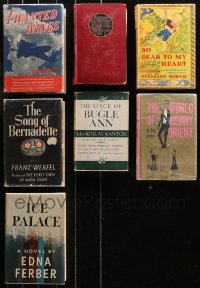 4x0495 LOT OF 7 HARDCOVER BOOKS THAT LATER BECAME MOVIES 1900s-1950s I Wanted Wings & more!