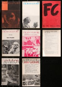 4x0641 LOT OF 8 FILM CULTURE MAGAZINES 1950s-1970s great movie images & articles!