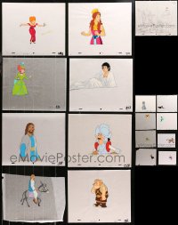4x0442 LOT OF 25 1980S CARTOONS ANIMATION CELS 1980s a variety of different animated characters!