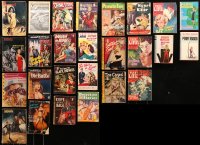 4x0336 LOT OF 26 CRIME, SPY, AND ROMANCE BOOKS, PULP MAGAZINES, AND COMIC BOOKS 1950s-1960s cool!
