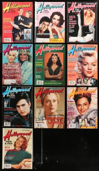 4x0617 LOT OF 10 HOLLYWOOD THEN & NOW MAGAZINES 1990-1991 filled with great images & articles!