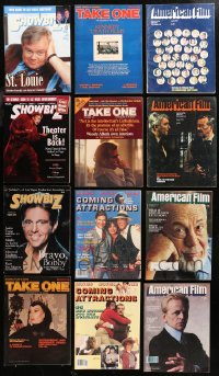 4x0597 LOT OF 12 MOVIE MAGAZINES 1970s-2000s filled with great images & articles!