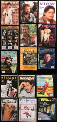 4x0577 LOT OF 15 MOVIE MAGAZINES 1970s-2000s filled with great images & articles!