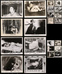 4x0861 LOT OF 30 SEXPLOITATION 8X10 STILLS 1960s-1970s sexy images with partial nudity!