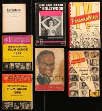 4x0542 LOT OF 7 SOFTCOVER BOOKS 1940s-1960s International Film Guide, TV Personalities & more!