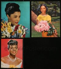 4x0954 LOT OF 3 CALENDAR SAMPLES OF BLACK AFRICAN AMERICAN WOMEN 1940s-1950s pretty ladies!