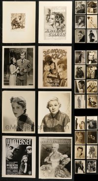 4x0863 LOT OF 30 1930S-40S 8X10 STILLS 1930s-1940s great portraits & poster images!