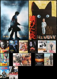 4x1108 LOT OF 15 MOSTLY UNFOLDED JAPANESE B2 POSTERS 1970s-2000s a variety of movie images!