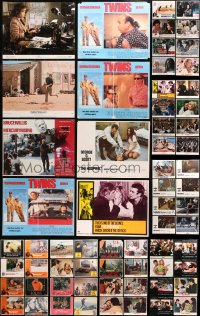 4x0283 LOT OF 103 LOBBY CARDS 1960s-1990s incomplete sets from a variety of different movies!