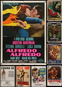 4x0146 LOT OF 12 FOLDED ITALIAN ONE-PANELS 1950s-1970s great images from a variety of movies!