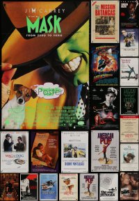 4x1149 LOT OF 20 MOSTLY UNFOLDED VIDEO POSTERS 1980s-1990s a variety of different movie images!