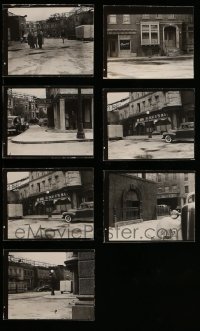4x0902 LOT OF 7 UNDERCOVER MAN 4X5 SET REFERENCE PHOTOS 1949 great images of exterior sets!