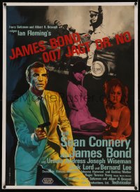 4z0075 DR. NO linen German 1963 Sean Connery as James Bond, different & ultra rare first release!