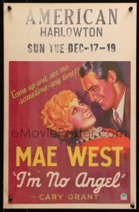 4z0182 I'M NO ANGEL WC 1933 Mae West tells Cary Grant to come up and see her sometime - any time!