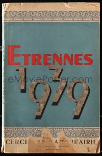 5a0101 ETRENNES 1939 French softcover book 1939 Walt Disney full-color images, Felix, Tarzan, rare!