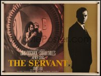 5a0012 SERVANT British quad 1964 written by Harold Pinter, directed by Joseph Losey, Dirk Bogarde!