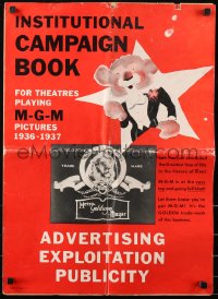 5a0137 MGM 1936-37 campaign book 1936 for theaters playing MGM pictures in 1936-1937, ultra rare!