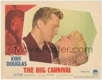 5a0242 ACE IN THE HOLE LC #2 1951 Billy Wilder, c/u of Kirk Douglas & Jan Sterling, Big Carnival!