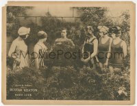 5a0263 HARD LUCK LC 1921 girls in swimsuits stare at Buster Keaton naked in the bushes, ultra rare!
