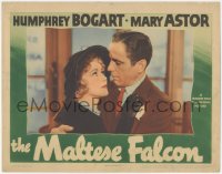 5a0270 MALTESE FALCON LC 1941 c/u of Humphrey Bogart embracing pretty Gladys George, John Huston!