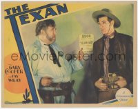 5a0287 TEXAN LC 1930 great image of Gary Cooper as O'Henry's Llano Kid by $500 reward poster, rare!
