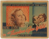 5a0239 THEODORA GOES WILD TC 1936 portrait of pretty Irene Dunne in the gayest entertainment!
