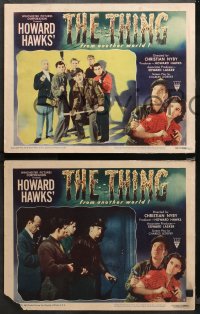 5a0225 THING 8 LCs 1951 Howard Hawks, Kennedy Tobey, Margaret Sheridan, John Dierkes, complete set!