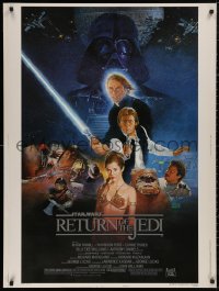 5b0372 RETURN OF THE JEDI style B 30x40 1983 George Lucas classic, Hamill, Harrison Ford, Sano art!