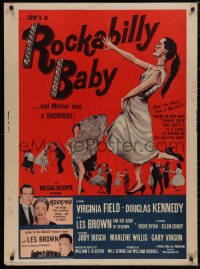 5b0374 ROCKABILLY BABY 30x40 1957 Judy Busch's mother was a showgirl, Les Brown and his band!