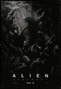 5b0811 ALIEN COVENANT style C teaser DS 1sh 2017 Ridley Scott, Fassbender, incredible sci-fi image!