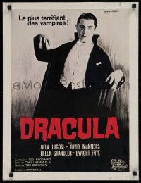 5b0194 DRACULA 19x25 commercial poster 1978 Browning, Bela Lugosi with his creepy long fingernails!