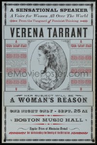 5b0219 VERENA TARRANT A WOMANS REASON 24x36 commercial poster 1960s from James' The Bostonians!