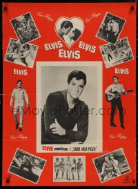 5b0417 GIRL HAPPY Danish 1965 great image of Elvis Presley dancing, Shelley Fabares, rock & roll!