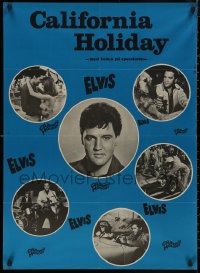 5b0418 SPINOUT Danish 1966 Elvis & sexy bikini babes, Shelley Fabares, California Holiday!