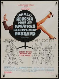 5b0584 HOW TO SUCCEED IN BUSINESS WITHOUT REALLY TRYING French 24x32 1967 see this before your boss does!