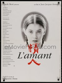 5b0597 LOVER French 23x31 1992 Jean-Jacques Annaud's L' Amant, Jane March, Barbier photo!