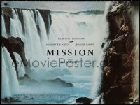 5b0599 MISSION French 24x32 1986 Robert De Niro, Jeremy Irons, cool waterfall artwork!