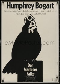 5b0442 MALTESE FALCON German R1970 Humphrey Bogart, Peter Lorre, directed by John Huston!