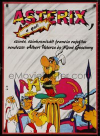 5b0499 ASTERIX THE GAUL Hungarian 22x31 1987 great images from Ray Goossens' French cartoon!