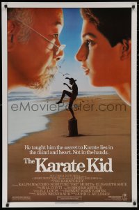 5b0971 KARATE KID 1sh 1984 Pat Morita, Ralph Macchio, teen martial arts classic!