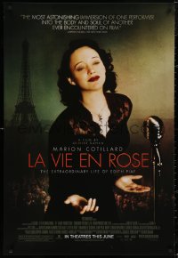 5b0979 LA VIE EN ROSE advance 1sh 2007 Marion Cotillard as Edith Piaf, Best Actress Oscar winner!