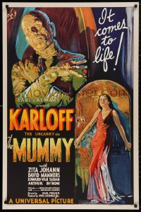5b0001 MUMMY S2 poster 1997 $450,000 image at a fraction of the price, art of Boris Karloff!