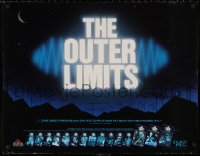 5b0061 OUTER LIMITS 24x30 video poster R1988 an illustrated review of the science fiction show!
